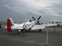 N4132A @ CMA - 1944 North American/Aero Classics P-51D MUSTANG, Packard-Rolls V1650-7 Merlin, 1,695 Hp Limited class - by Doug Robertson