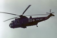 XV643 @ EGDR - Sea King HAS.1 of 824 Squadron aboard HMS Ark Royal at the 1974 Culdrose Airshow. - by Peter Nicholson