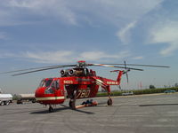 N4037S @ POC - Awaiting assignment for Morris Fire or Station Fire - by Helicopterfriend