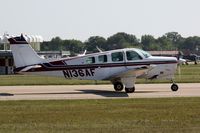 N136AF @ OSH - 1981 Beech A36, c/n: E1861 - by Timothy Aanerud