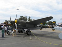 N138AM @ CMA - 1943 Lockheed P-38J LIGHTNING '23 Skidoo', two Allison V1710-89/91 1,425 Hp each. Counter-rotating props. - by Doug Robertson