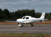 G-FIKI @ EGLK - NEW OWNER ABOUT TO TAKE HIS SR22 FOR A SPIN - by BIKE PILOT