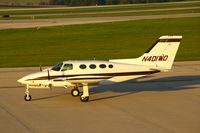 N401WD @ CID - Taxiing out early morning - by Glenn E. Chatfield