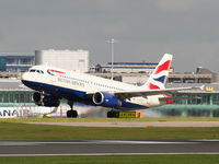 G-EUYC @ EGCC - British Airways - by Chris Hall