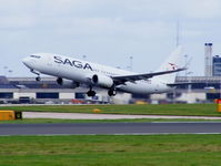 TC-SGH @ EGCC - Saga Boeing 737-86J/W. previous ID D-ABAN - by Chris Hall