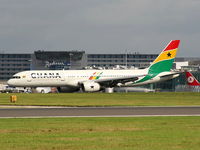 G-STRZ @ EGCC - Ghana International Airlines leased from Astraeus Airlines - by Chris Hall