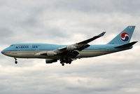 HL7486 @ VIE - Korean Air Cargo Boeing 747-4B5F - by Joker767