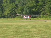 N5957E @ OH36 - Landing RWY 3 at Zanesville, Ohio - by Bob Simmermon