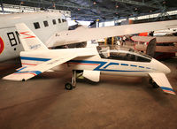 F-WZVA @ LFBD - Microjet 200 prototype preserved inside CAEA Museum - by Shunn311