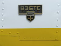 N373ST @ CMA - 1982 Beech B36TC TURBO BONANZA, Continental TSIO-520-UB 300 Hp, logo - by Doug Robertson