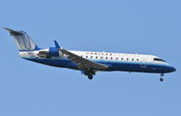 N75991 @ KORD - Mesa Airlines/United Express CL-600-2B19, N75991 on final RWY 10 KORD - by Mark Kalfas