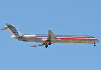 N7535A @ KORD - American Airlines MD-82, N7535A on final RWY 10 KORD - by Mark Kalfas