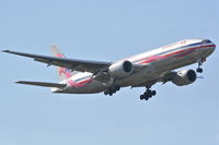 N759AN @ KORD - American Airlines Boeing 777-223, N795AN (Susan G. Komen Cure) on final RWY 10 KORD - by Mark Kalfas