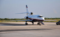 N950F @ KCRS - Falcon 50 on the ramp at KCRS. - by TorchBCT