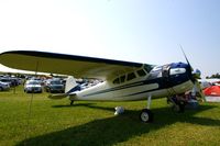 N195RE @ IA27 - At the Antique Airplane Association Fly In - by Glenn E. Chatfield