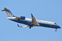 N17156 @ KORD - Mesa Airlines/United Express CL-600-2B19, N17156 on final RWY 10 KORD - by Mark Kalfas