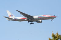 N780AN @ KORD - American Airlines Boeing 777-223. N780AN RWY 10 approach KORD - by Mark Kalfas