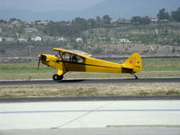 N23266 @ CMA - 1939 Piper J3C-65 CUB, Continental A&C65 65 Hp, taxi - by Doug Robertson
