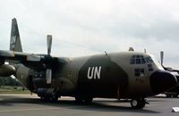 955 @ GREENHAM - C-130H Hercules in United Nations markings of 335 Skv Royal Norwegian Air Force at the 1979 Intnl Air Tattoo at RAF Greenham Common. - by Peter Nicholson