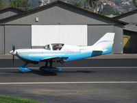 N944G @ SZP - 1987 Korpi/Wright GLASAIR SH-2F, Lycoming O&VO-360, landing roll Rwy 22 - by Doug Robertson