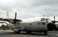 149797 @ GREENHAM - C-130F Hercules of VR-24 on display at the 1979 Intnl Air Tattoo at RAF Greenham Common. - by Peter Nicholson