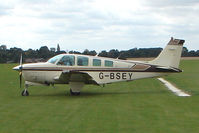 G-BSEY @ EGBK - Visitor to the 2009 Sywell Revival Rally - by Terry Fletcher