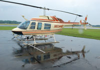 N6344D @ KDAN - 1993 Bell 206 -L4 in Danville Va. - by Richard T Davis