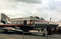 XV424 @ GREENHAM - Phantom FGR.2 of 56 Squadron in anniversary markings at the 1979 Intl Air Tattoo at RAF Greenham Common. - by Peter Nicholson
