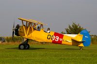 N9923H @ IA27 - At the Antique Airplane Association Fly In.  N2S-3 07873 - by Glenn E. Chatfield