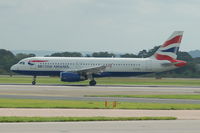 G-TTOE @ EGCC - British Airways - Airbus A320-232 - Landing - by David Burrell
