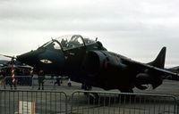XW271 @ EGQL - Harrier T.4 of 1 Squadron in the static park at the 1977 RAF Leuchars Airshow. - by Peter Nicholson
