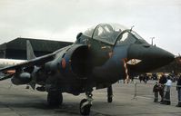 XW271 @ EGQL - Another view of the 1 Squadron Harrier T.4 at the 1977 RAF Leuchars Airshow. - by Peter Nicholson