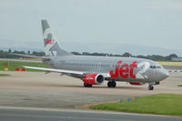 G-CELD @ EGCC - Jet2.com - Boeing 737-33A - Taxiing - by David Burrell