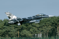 FA-87 @ EBBL - Low pass of the 2009 Tiger bird of 31 squadron. - by Joop de Groot