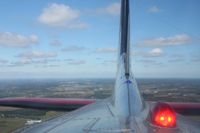 N3193G - Looking aft over western Ohio at 2500'. - by Bob Simmermon