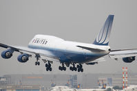 N105UA @ EDDF - United Airlines 747-400 - by Andy Graf-VAP