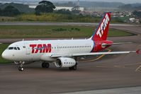 PR-TMA @ SBCT - New TAM A319 - CN 4000 - by Paulo Alvarenga