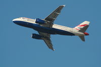 G-EUOA @ EBBR - Flight BA395 is taking off from rwy 25R - by Daniel Vanderauwera