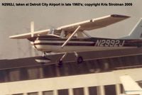 N2992J @ DET - Detroit City Airport, late 1960's - by Ed Strotman