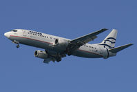 SX-BGV @ HER - Aegean Airlines Boeing 737-400 - by Thomas Ramgraber-VAP