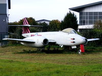 WH364 @ EGBJ - displayed by the airport perimeter fence - by Chris Hall