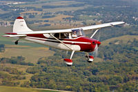 N3098A @ C37 - George Willford flies his beautifully restored 170 near Brodhead, WI - by Stan Lindholm
