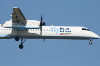 G-JECH @ EBBR - flight BE7181 is descending to rwy 02 - by Daniel Vanderauwera