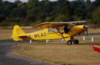 G-WLAC @ EGLM - Piper PA-18-50 with appropriate registration as based at West London Aero Club, White Waltham. - by moxy