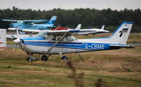G-CBME @ EGLK - Cessna F172M at Blackbushe - by moxy