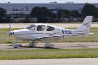 N115C @ KOSH - Taxi to parking - by Todd Royer