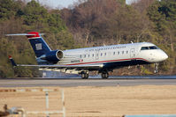 N439AW @ ORF - US Airways Express (Air Wisconsin) N439AW (FLT AWI3719) from Philadelphia Int'l (KPHL) landing on RWY 23. - by Dean Heald