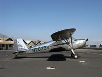N2029V @ SZP - 1947 Cessna 140 two-strut ragwing, Continental C85 85 Hp, stunning, polished appearance - by Doug Robertson