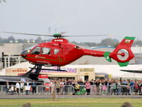 G-WASS @ EGNR - Eurocopter EC135 T2+ Wales Air Ambulance - by Chris Hall