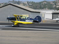 N80AS @ SZP - 1992 Pitts Aerobatics PITTS S-2B, Lycoming AEIO-540, takeoff roll Rwy 22, tail quickly up - by Doug Robertson